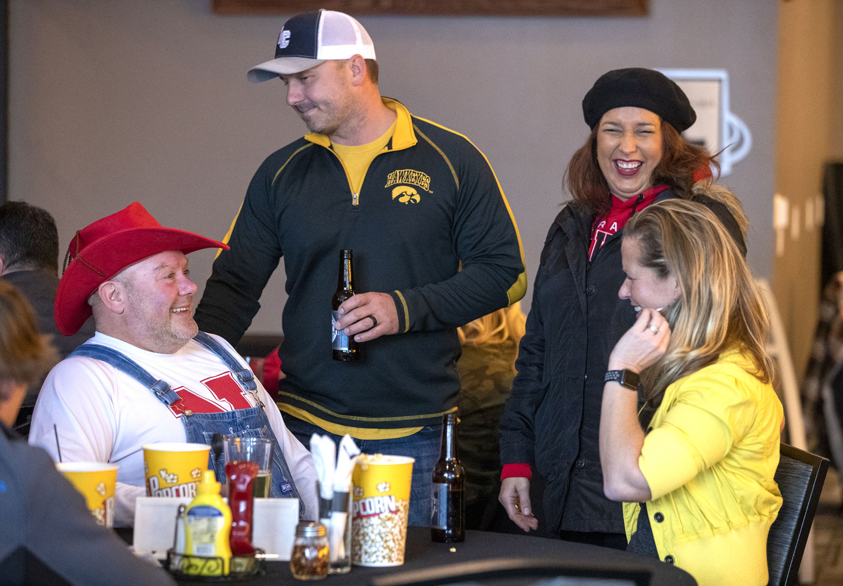 Iowa and Nebraska fans